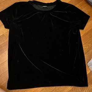 Black Velvet Abercrombie and Fitch Short Sleeve, Small